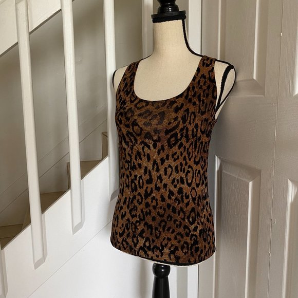 Chico's Travelers Two Piece Animal Print Jacket - Picture 5 of 7